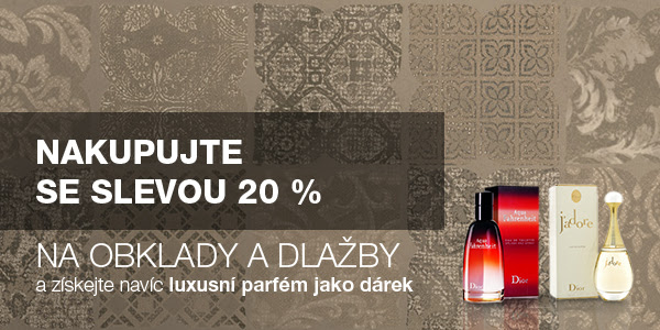 sleva 20% na obklady značky JIKA