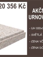 Akce urnový pomník 100x100 cm - kamenstav.cz